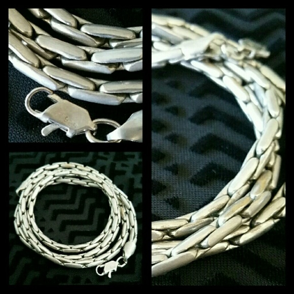 Vintage Venetian Chain & Puffy Heart - Picture 2 of 6